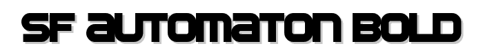 SF Automaton Bold font